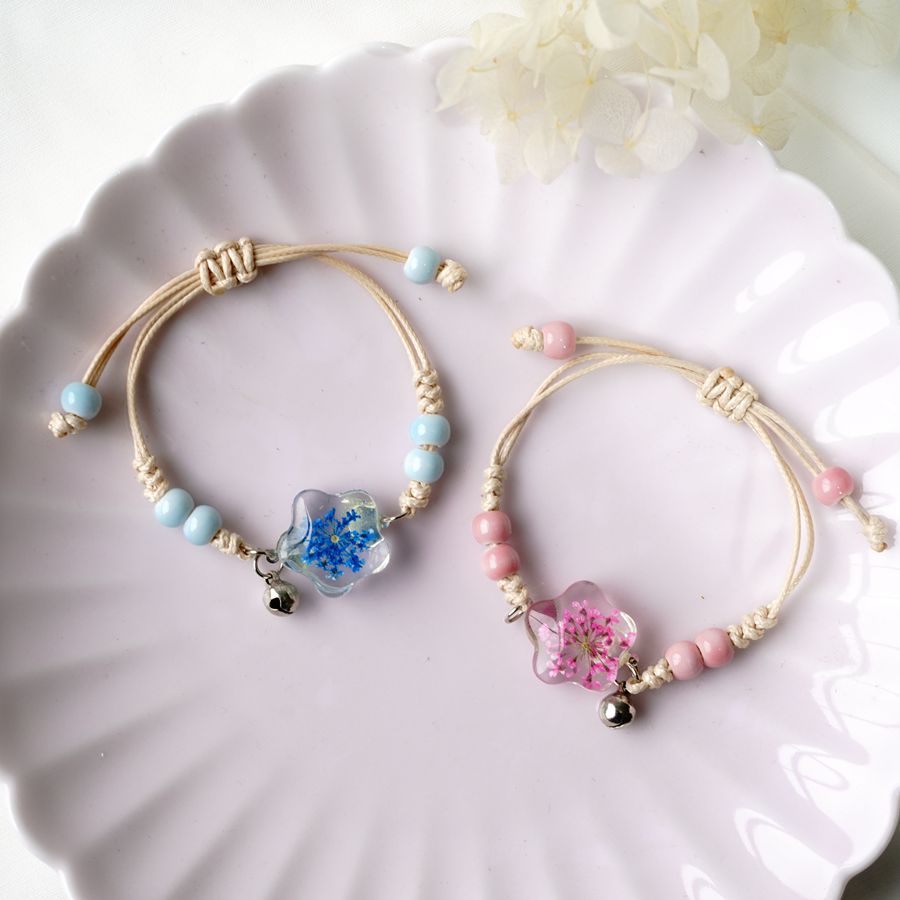 ดอกไม้สร้อยข้อมือคริสตัลดาวคู่ - Dried Flower Bulk บทวิจารณ์และราคา