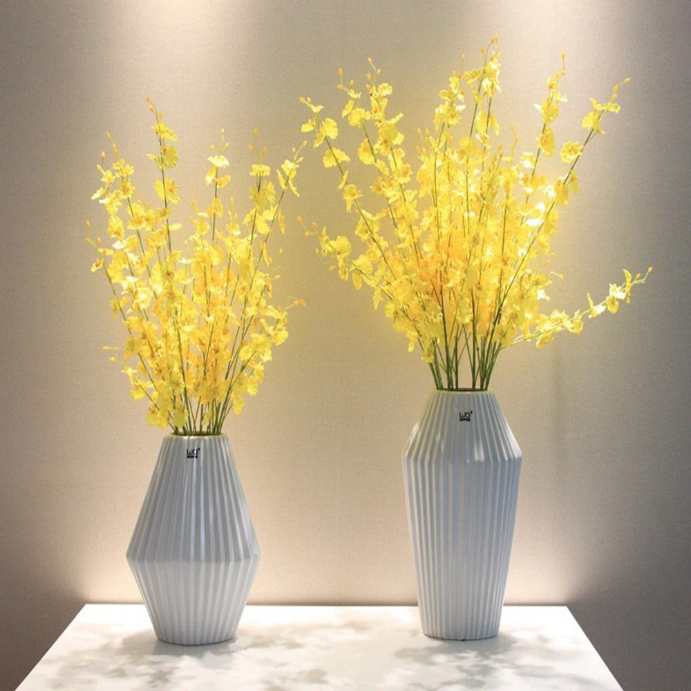 สีเหลืองดอกไม้จําลองดอกไม้เต้น - Dried Flower Bulk บทวิจารณ์และราคา