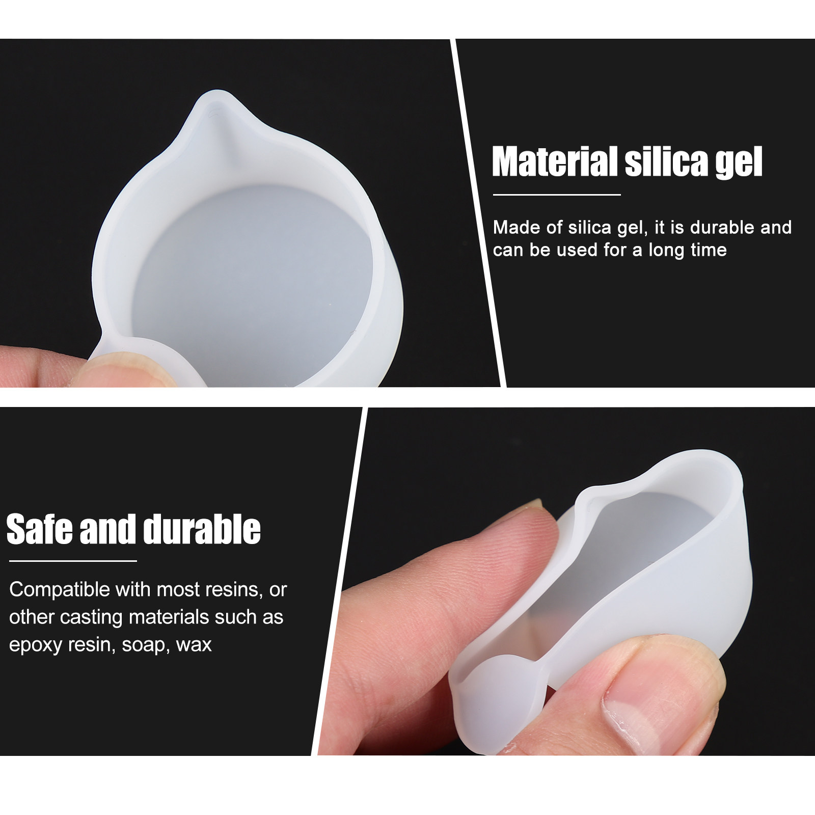 ชุดถ้วยผสมซิลิโคนสำหรับงานเรซิ - Mixing Cup Silicone บทวิจารณ์และราคา