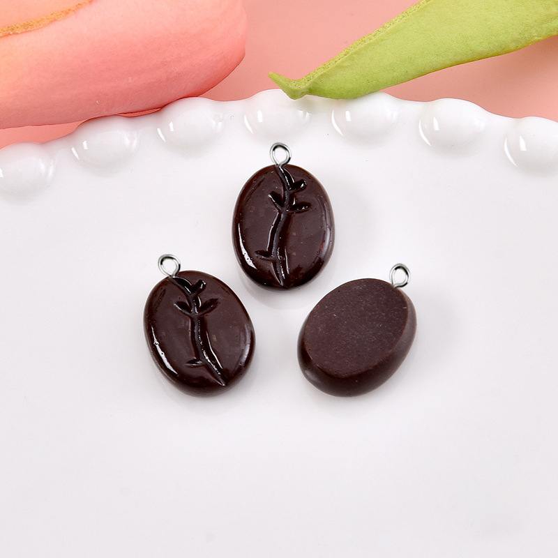จี้เรซิ่นรูปเมล็ดกาแฟ 10 ชิ้น  - Resin Craft Projects บทวิจารณ์และราคา