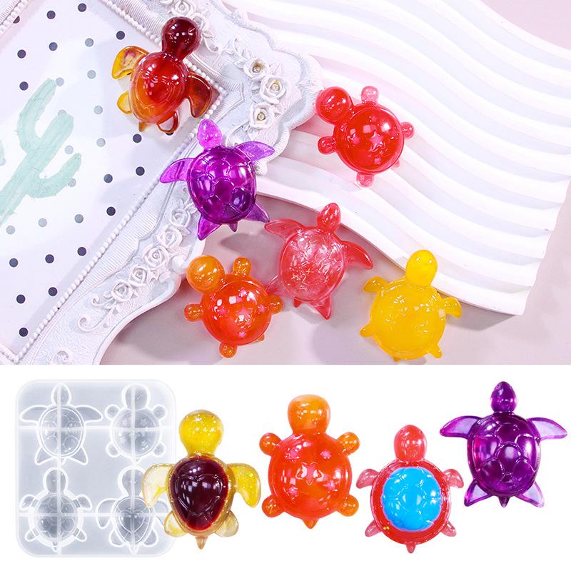 แม่พิมพ์ซิลิโคนรูปเต่าสี่ตัว ส - Mixing Cup Silicone บทวิจารณ์และราคา