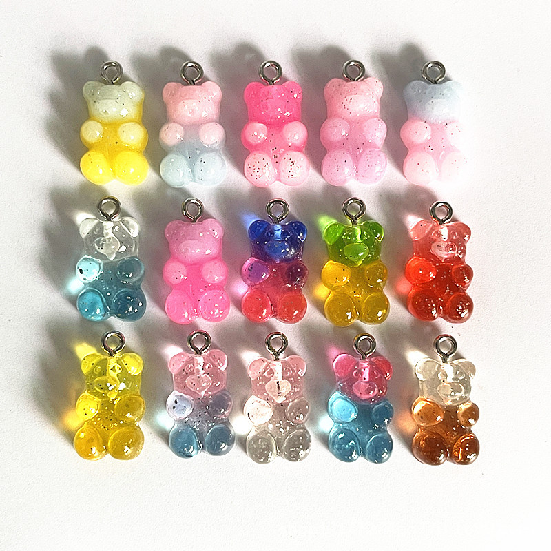 DW82 จี้รูปหมีเรซิ่นสองสี 10 ช - Resin Craft Projects บทวิจารณ์และราคา