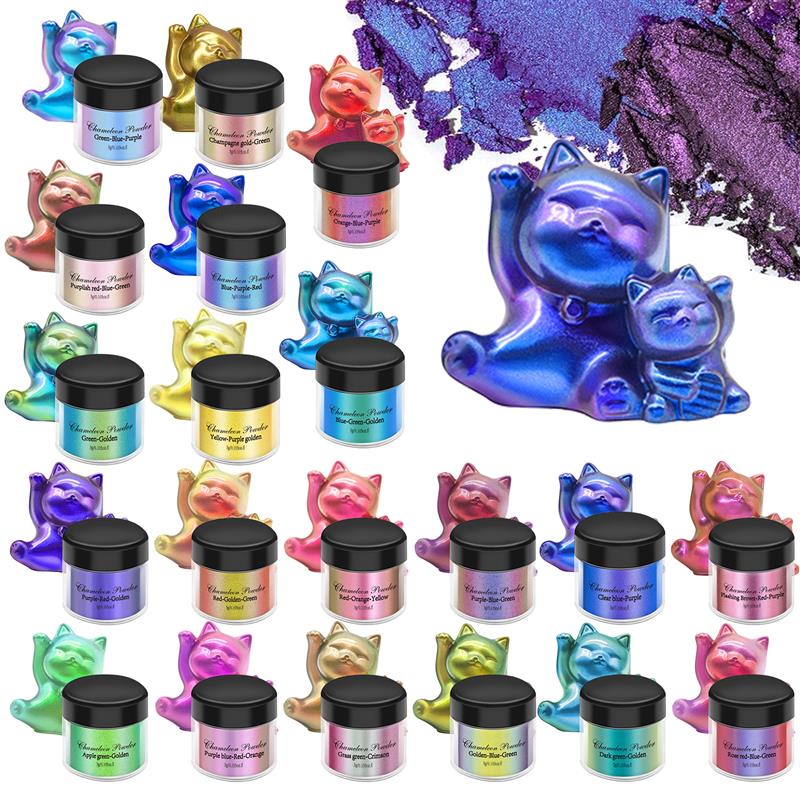 3G กิ้งก่าไมก้าผงเรซินอีพ็อกซี - Resin Pigment Set บทวิจารณ์และราคา