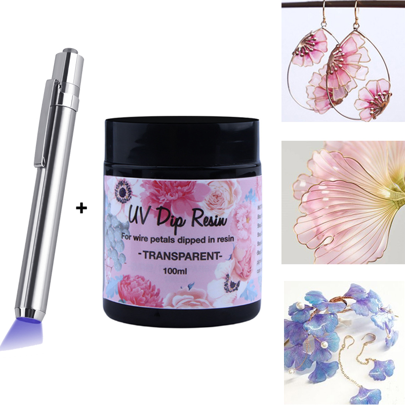 กาวยูวีแบบจุ่มทำจากเรซินยูวีทำ - Flower Preservation Resin บทวิจารณ์และราคา