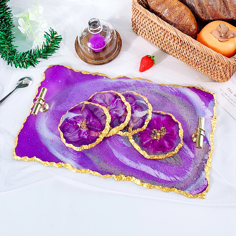 DM413 Drusy Coaster แม่พิมพ์เร - Geode Mold Silicone บทวิจารณ์และราคา