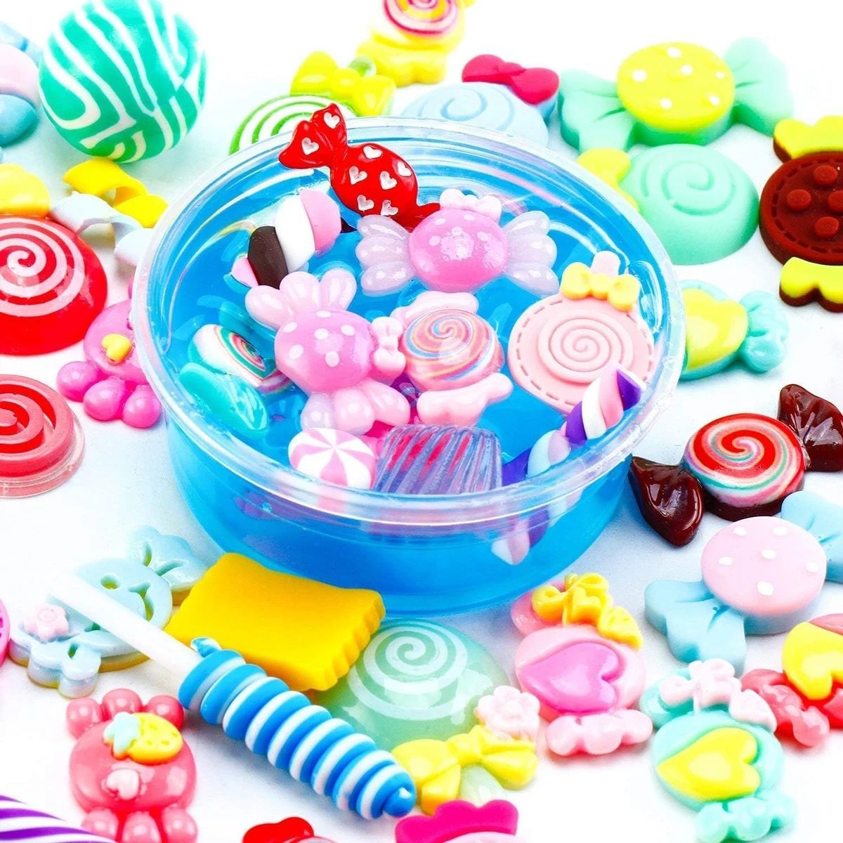 30pcs สุ่ม Candy Slime Charms  - Resin Craft Material บทวิจารณ์และราคา
