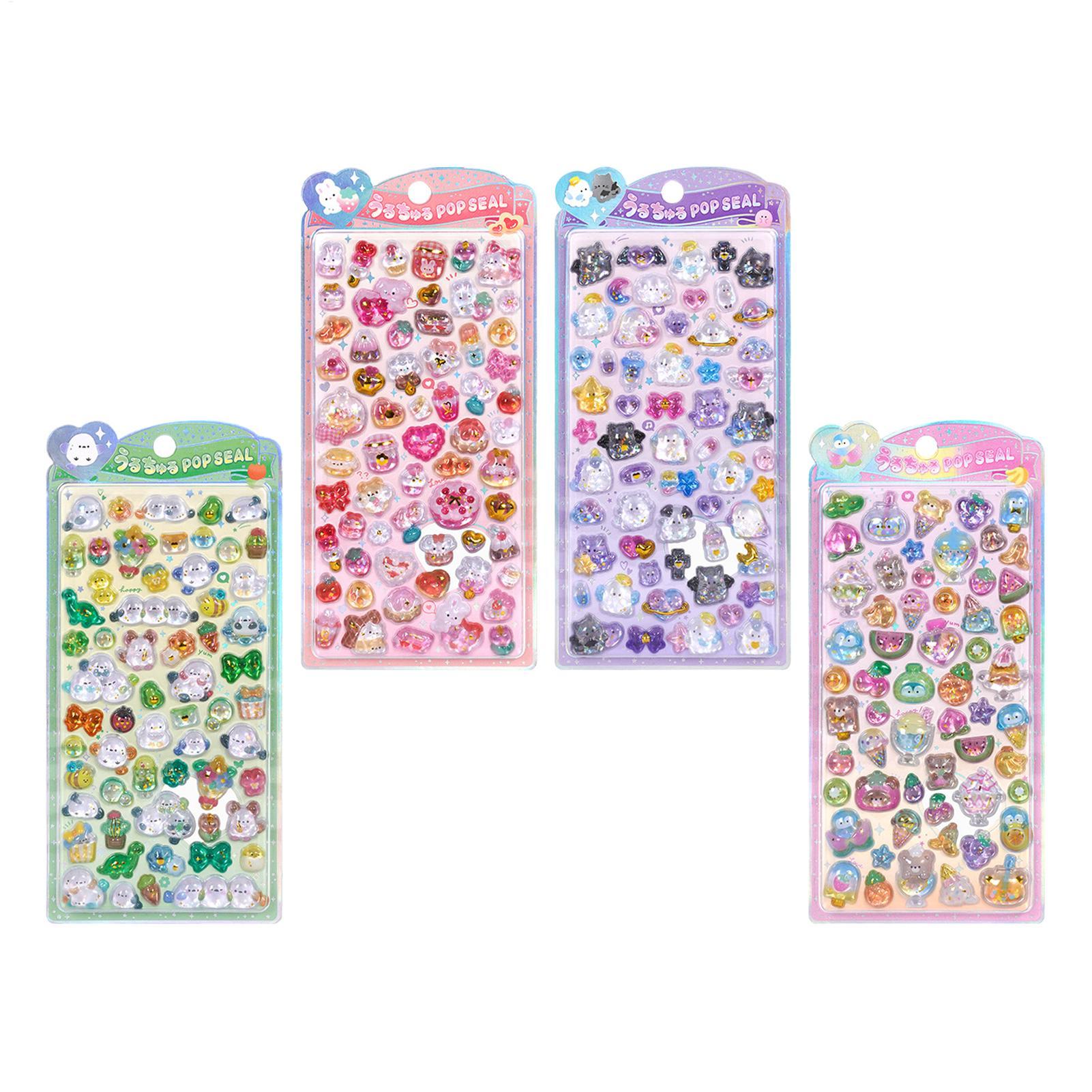 ชุดสติกเกอร์น่ารัก สติกเกอร์กล - Resin Glitter Pack บทวิจารณ์และราคา