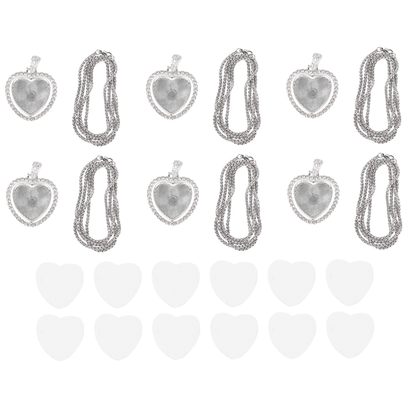 FAST-48 ชิ้นระเหิด Rhinestone  - Bezels Set Pendant บทวิจารณ์และราคา