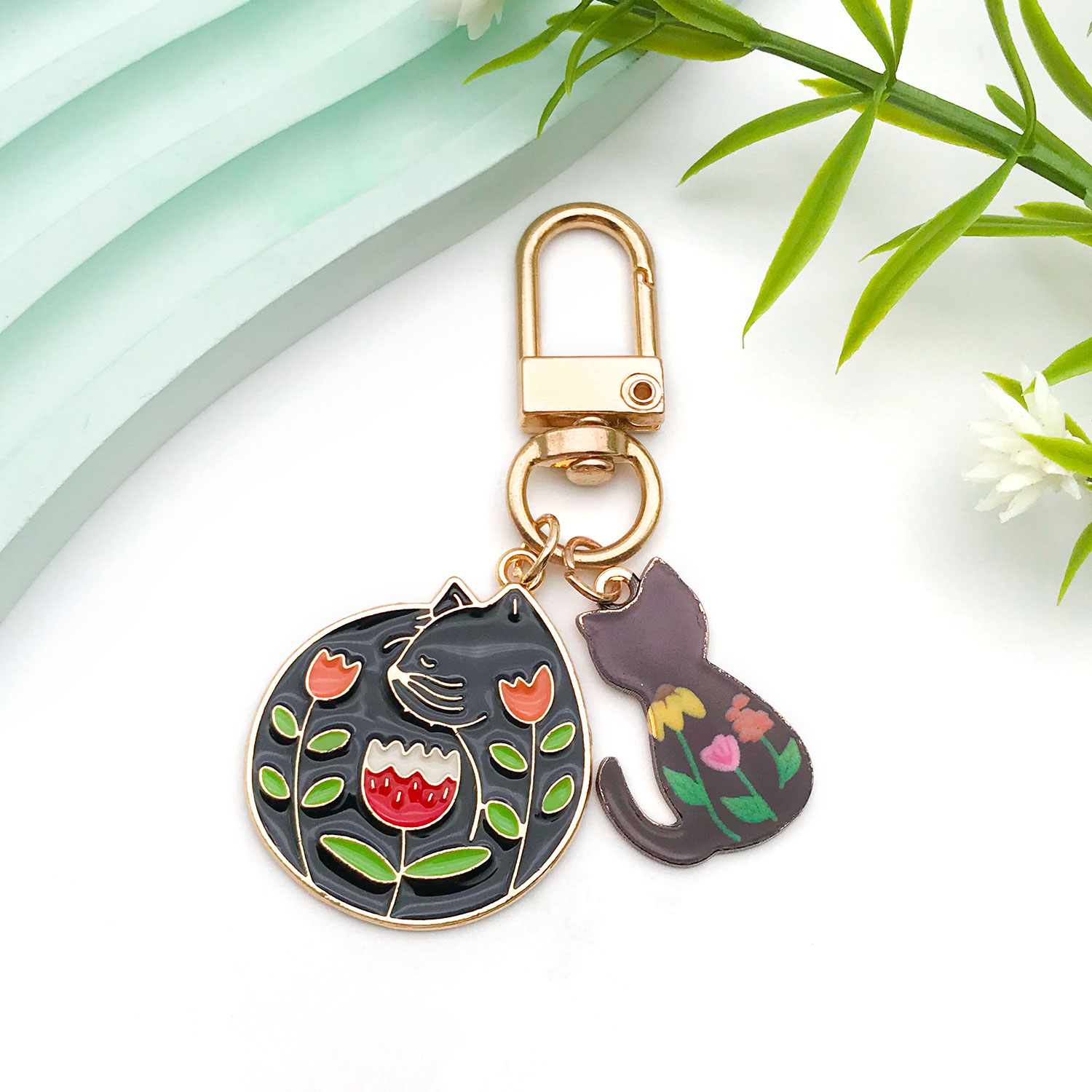 5/10pcs เรซิ่นแมวยอดนิยม Charm - Resin Craft Material บทวิจารณ์และราคา