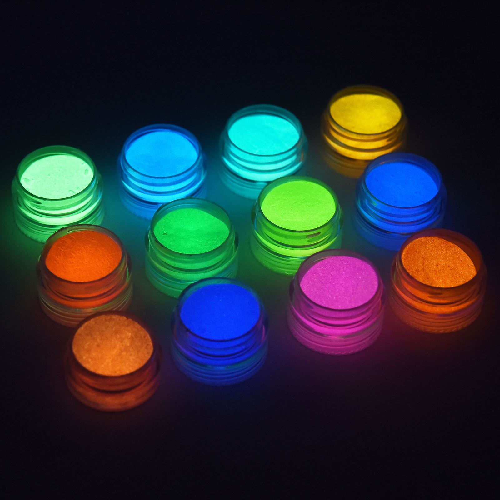 ผงเรซิ่นเรืองแสง 6 สี/ชุด ผงเร - Resin Pigment Set บทวิจารณ์และราคา