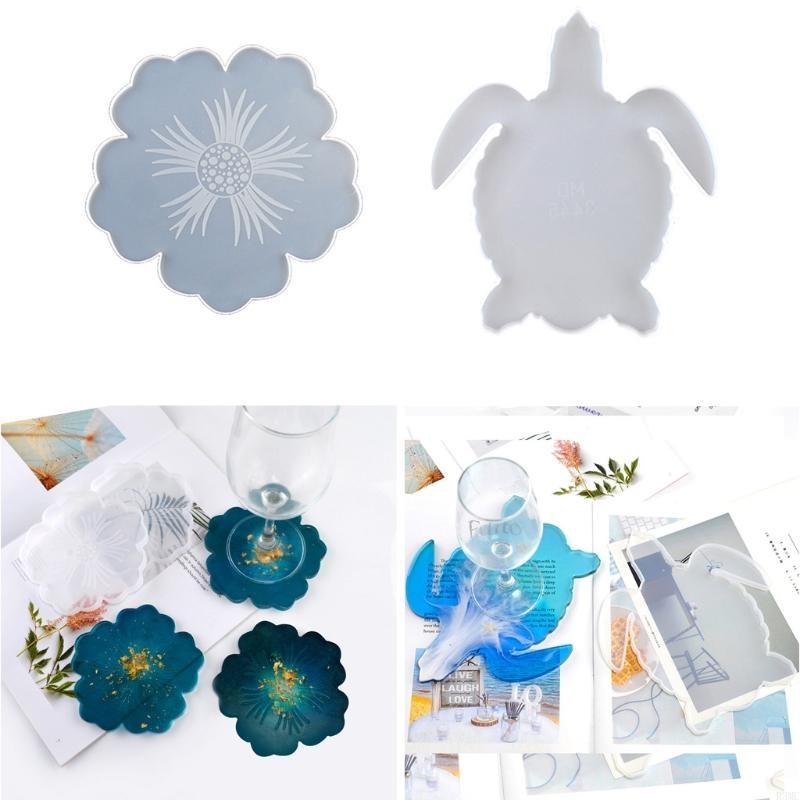 R3MC 2PCS DIY รูปดอกไม้ซิลิโคน - Geode Mold Silicone บทวิจารณ์และราคา
